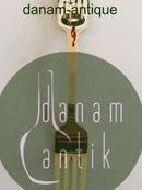 A. Michelsen 1949 Julegaffel Forgyldt Sterling Sølv med Emalje