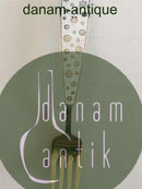 A. Michelsen 1945 Julegaffel Forgyldt Sterling Sølv med Emalje