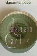 Gamle Engelsk Staffordshire Tallerken med motiv af mand der spiller rugby