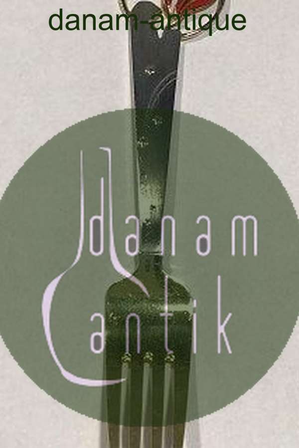 A. Michelsen 1933 Julegaffel Forgyldt Sterling Sølv med Emalje