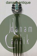 A. Michelsen 1930 Julegaffel Forgyldt sterling sølv med emalje.