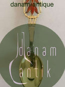 A. Michelsen 1928 Juleske. Forgyldt sterling sølv med emalje