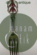 Anton Michelsen Christmas Fork 1928. Gilded Sterling Silver with enamel