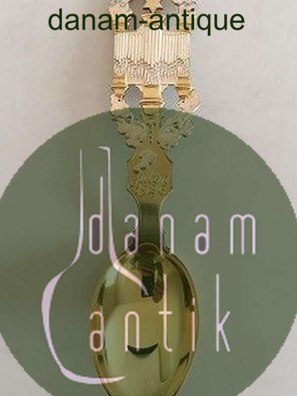 A. Michelsen 1926 Juleske Forgyldt Sterling Sølv.