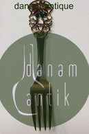 Anton Michelsen Julegaffel 1925 Forgyldt Sterling Sølv med Emalje