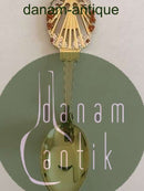 A. Michelsen Juleske 1922 Forgyldt Sterling Sølv med Emalje.