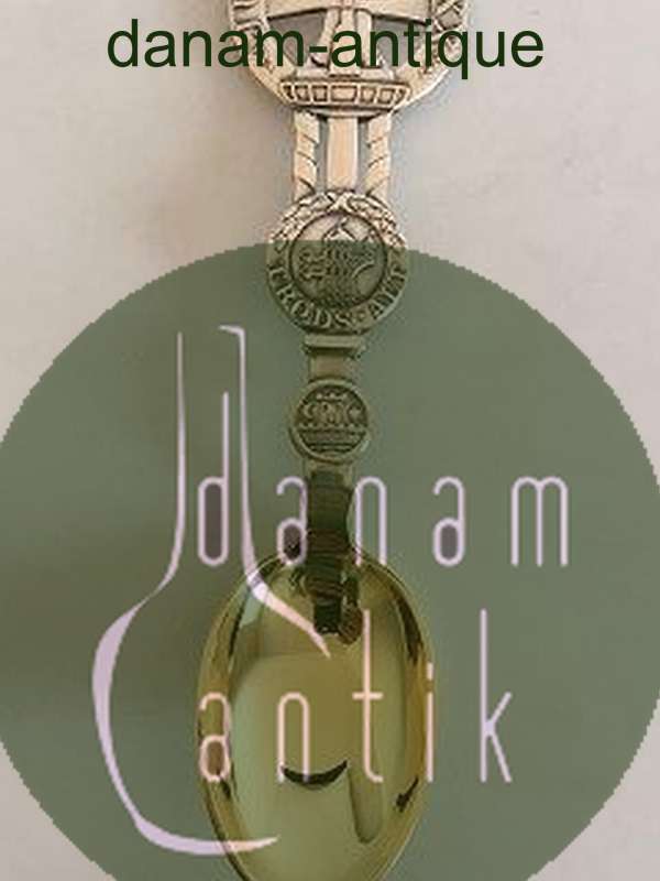 A. Michelsen 1920 Juleske Forgyldt Sterling Sølv