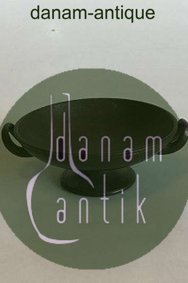 Tidlig Græskstil lav vase med håndtag.  GM