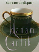 Rosenthal Mokkatasse in Gold und Blau