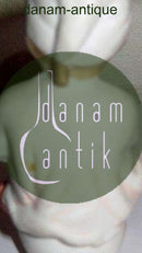 Porcelæns figur af lille dreng på potten