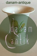 Meissen Vase Hvid med blomsterdekoration