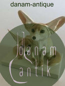 Meissen Art Nouveau Figur af To Ørkenræve