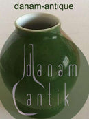 Heubach Art Nouveau Vase med dekoration af to Hvide Fasaner
