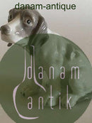 Heubach Porcelæn Figur af Hund