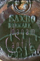 Saxbo Stentøjsvase/kande med grøn glasur