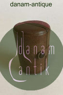 Rejseglas i læderetui