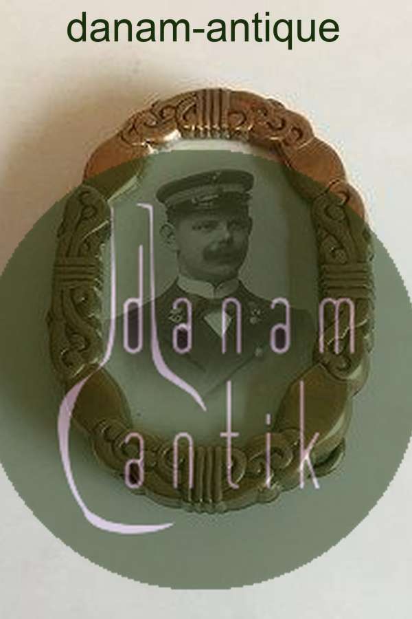 Billedramme af messing. Mogens Ballin/Siegfried Wagner