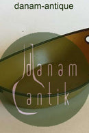 English Bread Basket of Yellow painted metal