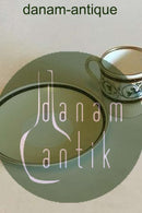 Carl Tielsch / Altwasser Mocca Cup decorated with flower frieze with dragons and gold. From 1875-1909