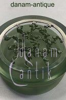 Glasskål med Sterling Sølv Rist