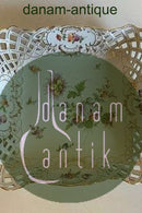 Stort gennembrudt tysk porcelænsfad