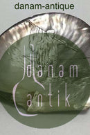 Large engraved mother of pearl shell.