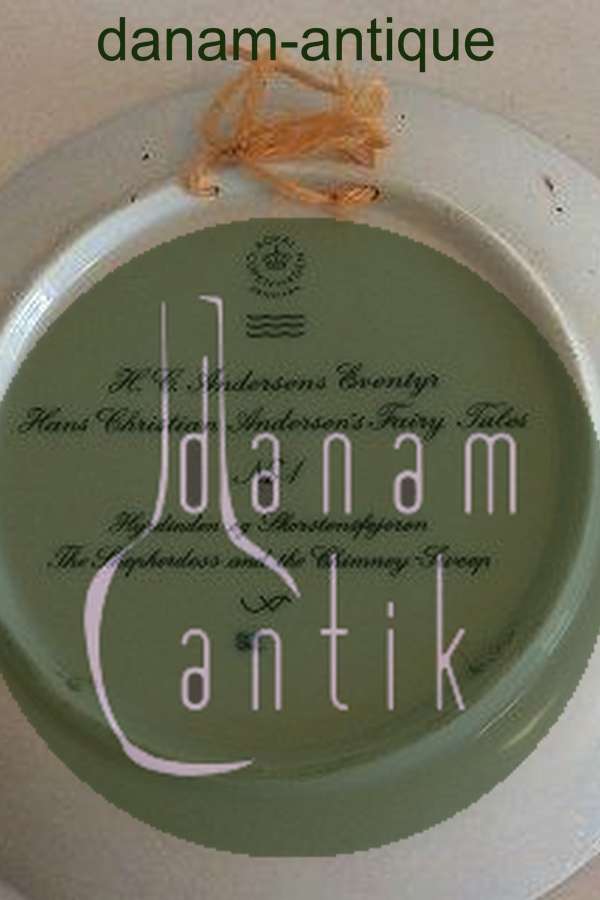 Royal Copenhagen H.C. Andersen Platte No 1 Hyrdinden og Skorstensfejeren