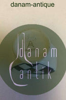 アルミニアクリスマスハート花瓶（ブルー