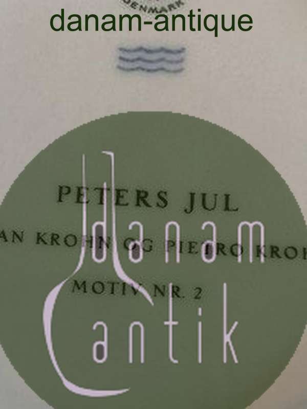 Royal Copenhagen Peters Jul Tallerken Motiv No 2