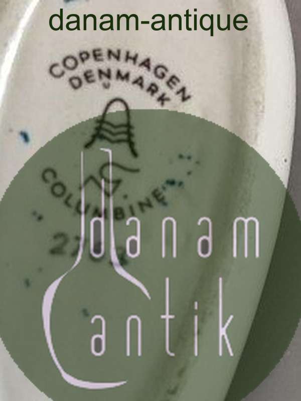 Aluminia Columbine Sæt af to Svale Vaser No.2763