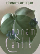 Rörstrand Leafshaped Dish with Blue Flowers