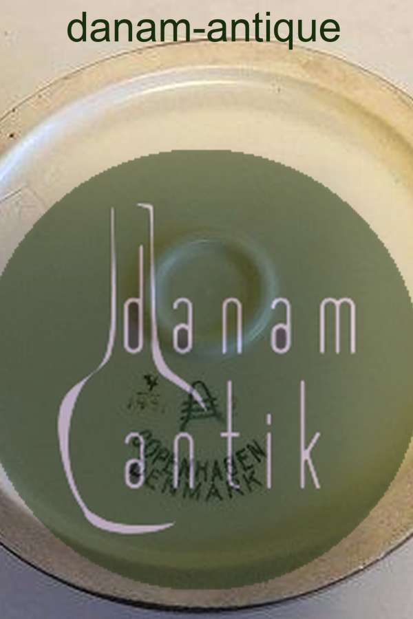 Aluminia Bremerholm Lysestage med brun glasur No 4/1491