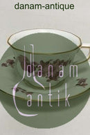 ロイヤルコペンハーゲン パープルフラワーエッジゴールドエッジ モカカップ No 427 / 8562