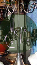 卡尔-古斯塔夫-汉森设计的汉森纯银9臂烛台 No 554