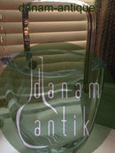 A. Dragsted Sterling Silver and Stromberg Hytten Glass Icebucket