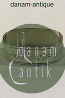 Danish Silver Napkin Ring with flower