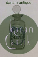 Holmegaard  Apotekerflasken, krukke med tekst" SPIR SERPILL"  fra 1990