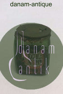 Holmegaard  Apotekerflasken, krukke med tekst"REGUL ON SIMPL" fra 1989