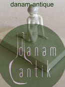 Bing & Grøndahl Art Nouveau Brevvægt med ung Kvinde No 1554