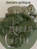 Bing & Grøndahl Stentøjs Figur No. H654 med 4 Grise af Mogens Bøggild.