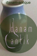 Dahl Jensen 瓷器花瓶，有房子和湖泊图案，编号36