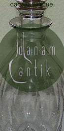 Georg Jensen纯银瓶塞No 206带玻璃瓶盖