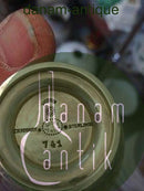 Georg Jensen Sterling Silver Salt Cell Acorn with green enamel No 741