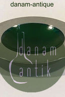 Georg Jensen Sterling Silver Tray (Green enamel) No 1080