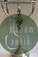 Et par Georg Jensen Kandelabre af sterlingsølv No 474.