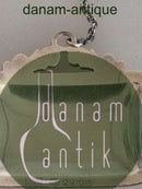 Georg Jensen Sterling Sølv Konge Brandy Skilt med kæde No 293B