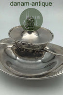 Georg Jensen Silberne Kaviarschüssel von 1915-1919