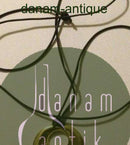 Georg Jensen ゴールドペンダント（レザーチェーン） Torun No 991