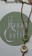 Georg Jensen Sterling Silber Margeriten-Anhänger mit 3 Margeriten und Kette