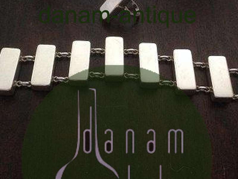 Georg Jensen Sterling Silver Bracelet and Ring by Tut Fog No 184 and No 146